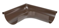 Угол желоба внешний 90 гр, сталь, d-150 мм, коричневый, Aquasystemem