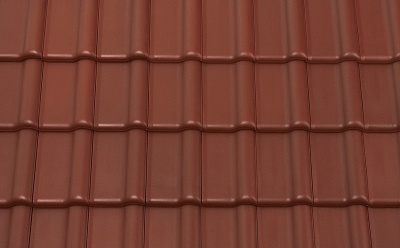 Детальное фото керамическая черепица рядовая koramic alegra 10 copper brown engobe